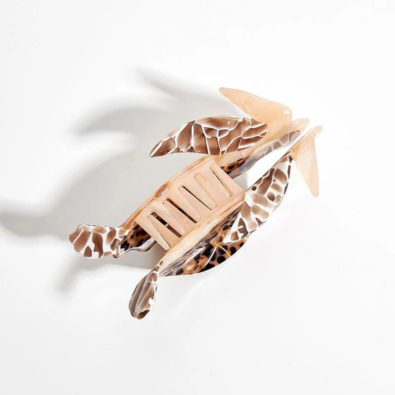 Brown Sea Turtle Hair Claw