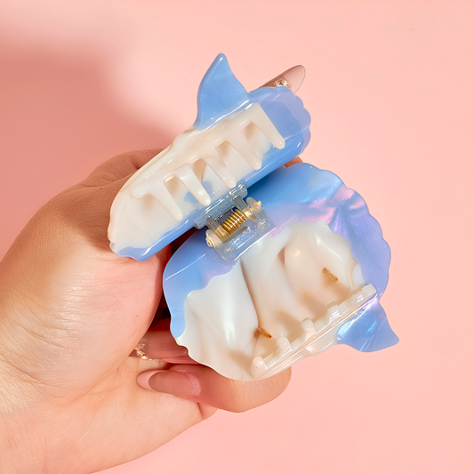 Small Blue Mola Mola Ocean Sunfish Hair Claw