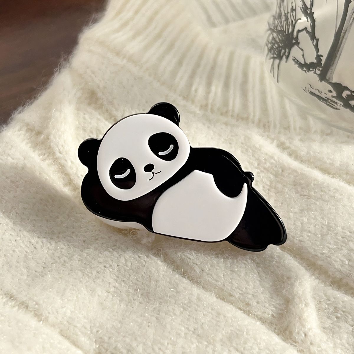 Small Panda Hair Clips