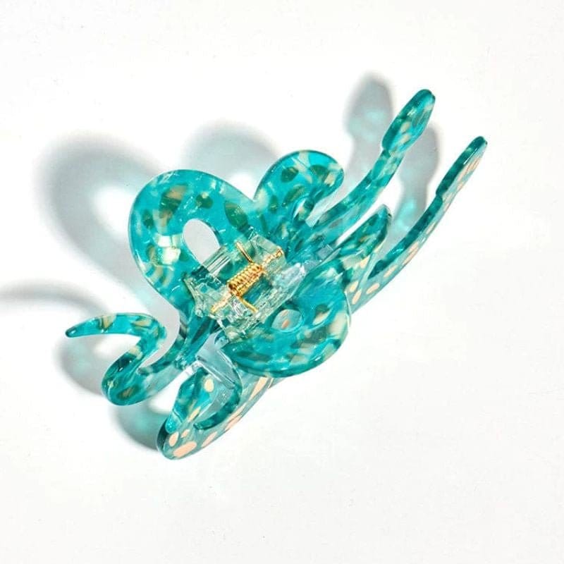 Playful Large Green Snake Hair Claw Clip | Cartoon Cute Reptile Theme Hair Accessory | Lemonschunks