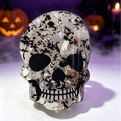 Medium Marble Skull Hair Claw Lemonschunks