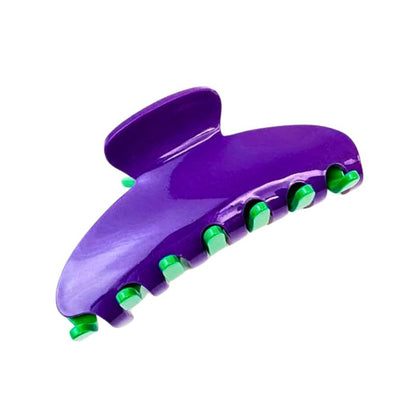 Purple & Green Claw Clip Hair Accessories