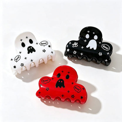 Small Red Cosmic Boo Hair Claw Lemonschunks