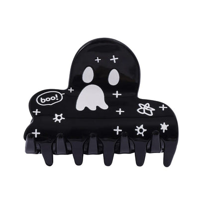 Small Black Cosmic Boo Hair Claw Lemonschunks