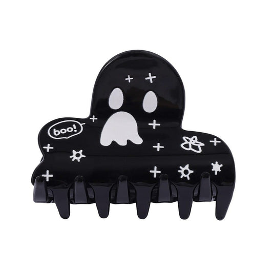 Small Black Cosmic Boo Hair Claw Lemonschunks