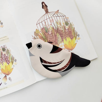 Long-tailed Tit Zipper Coin Purse