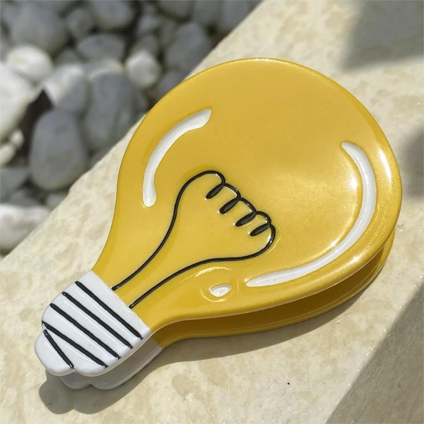 Light Up！Funny Little Light Bulb Hair Claw