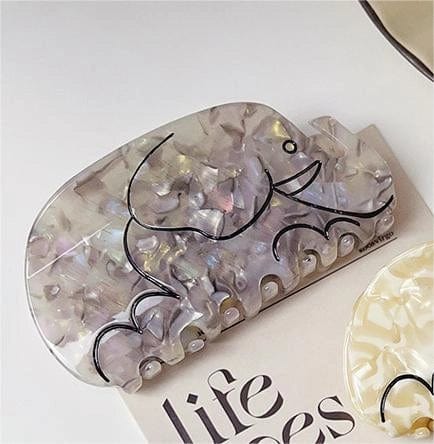 Elephant Fashion Simple Hair Claw