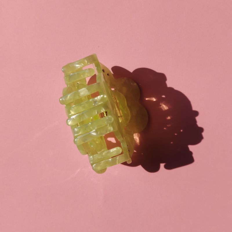 Light Green Four-Leaf Clover Hair Claw Clip丨Lemonschunks）