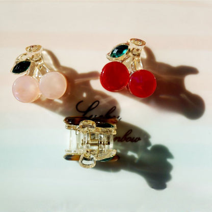 Mini Cherry Hair Claw Clip丨Lemonschunks