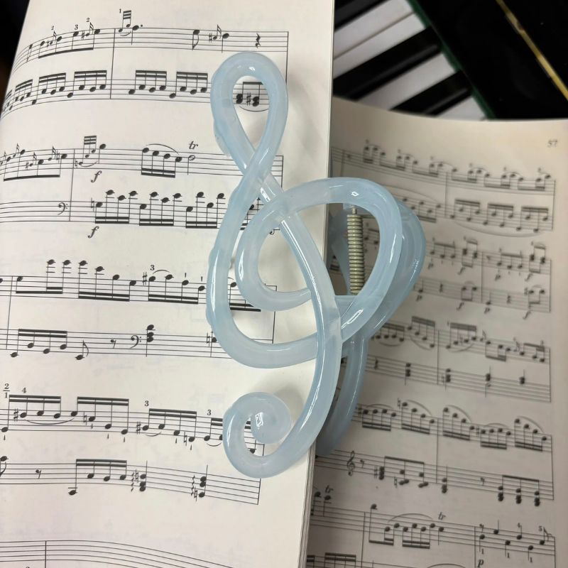 Jumbo Treble Clef Hair Claw