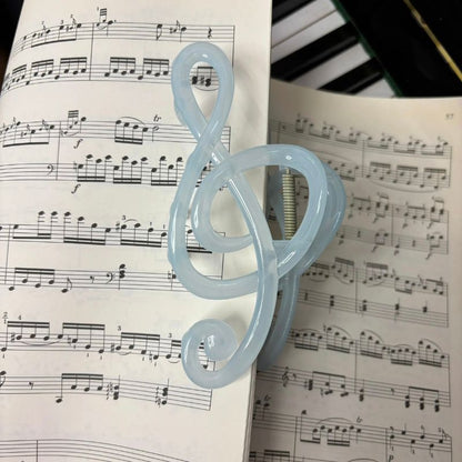Jumbo Treble Clef Hair Claw