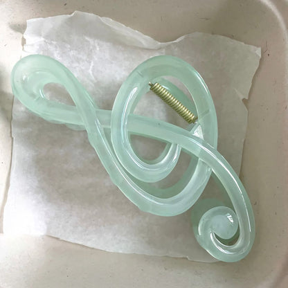 Jumbo Treble Clef Hair Claw