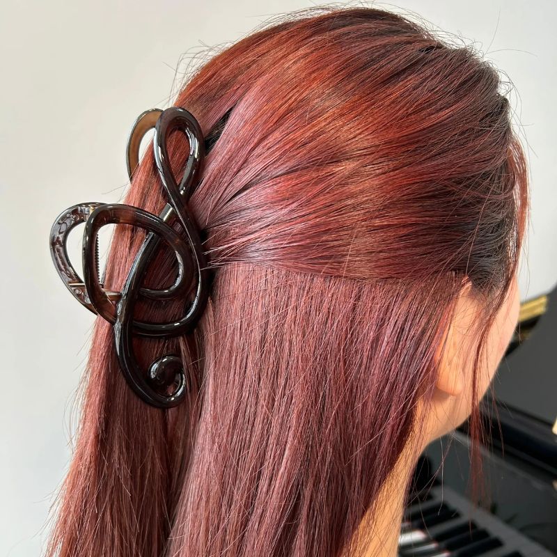 Jumbo Treble Clef Hair Claw