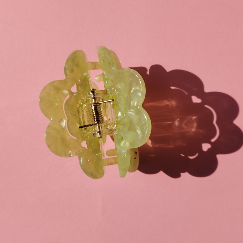 Light Green Four-Leaf Clover Hair Claw Clip丨Lemonschunks）