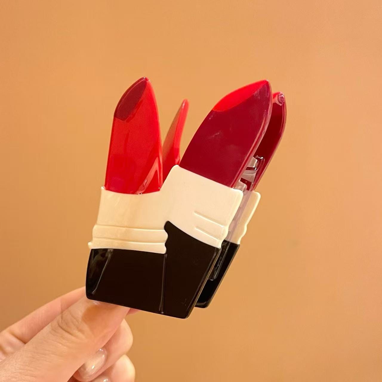 Medium Lipstick Hair Claw Clips丨Lemonschunks