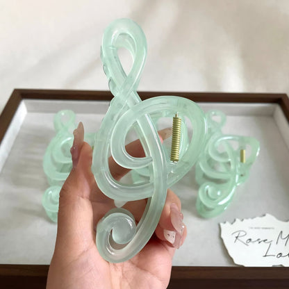 Jumbo Treble Clef Hair Claw