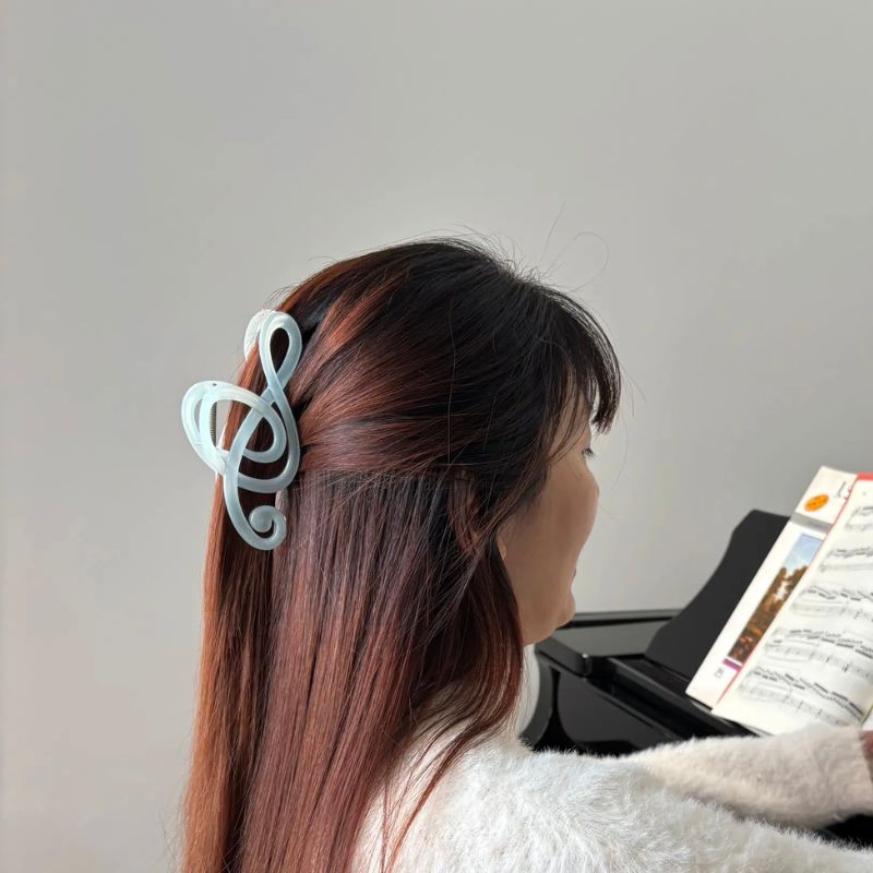 Jumbo Treble Clef Hair Claw