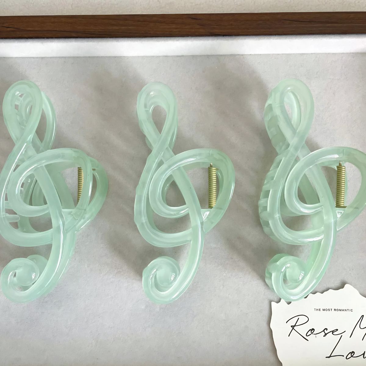 Jumbo Treble Clef Hair Claw
