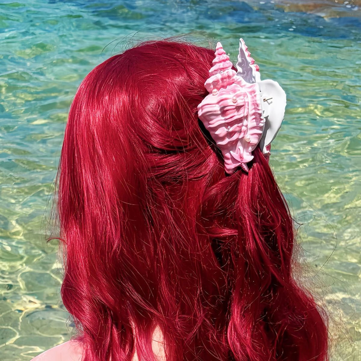 Jumbo Spiral Seashell Hair Claw
