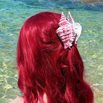 Jumbo Spiral Seashell Hair Claw