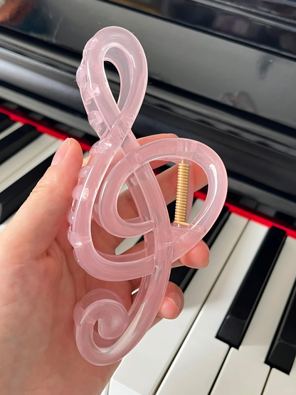 Jumbo Treble Clef Hair Claw