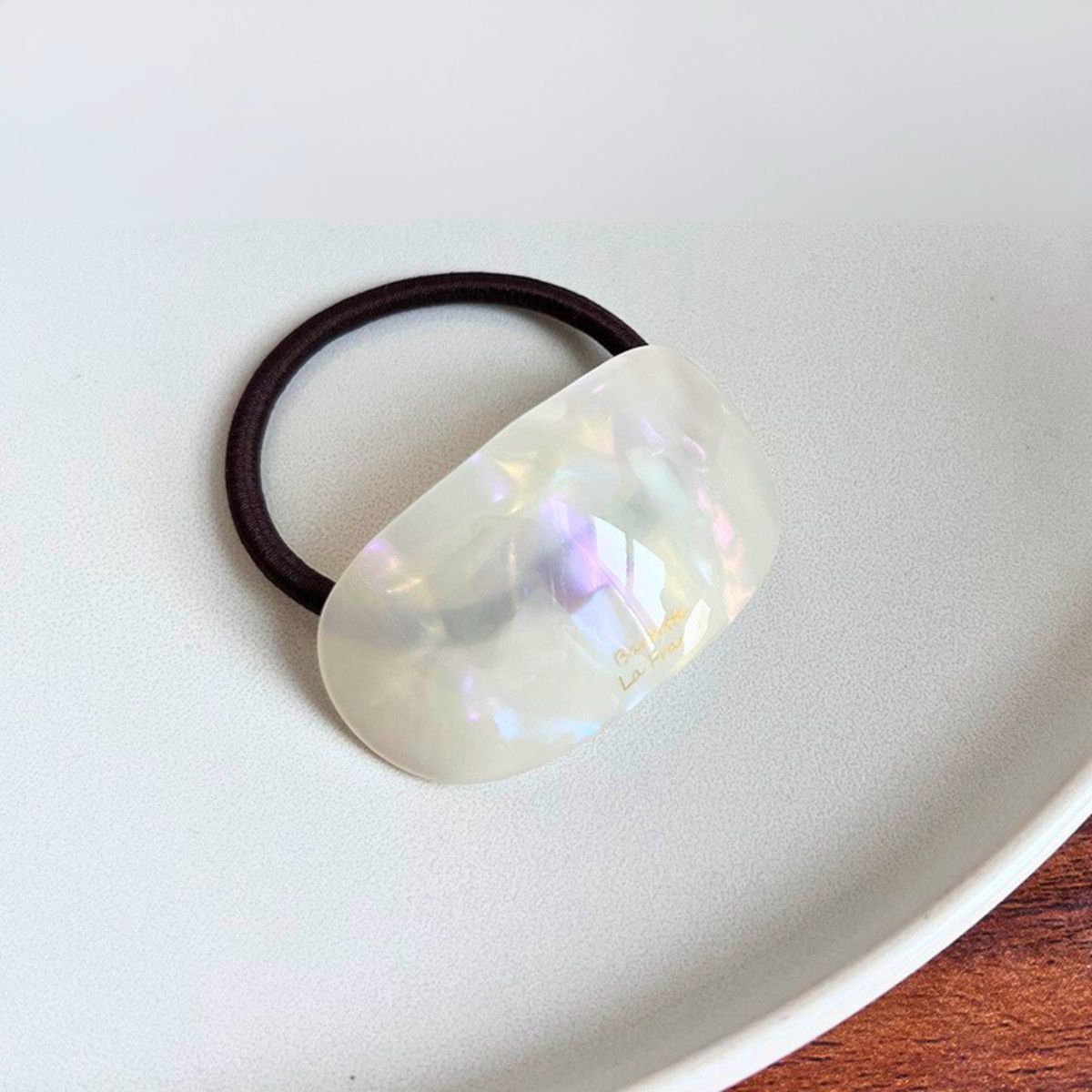 Oval French Hair Tie