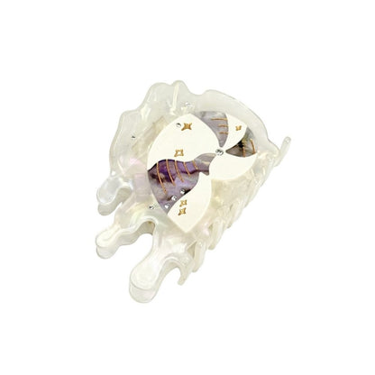 Purple Ocean Moon Conch Hair Claw Clip丨Lemonschunks