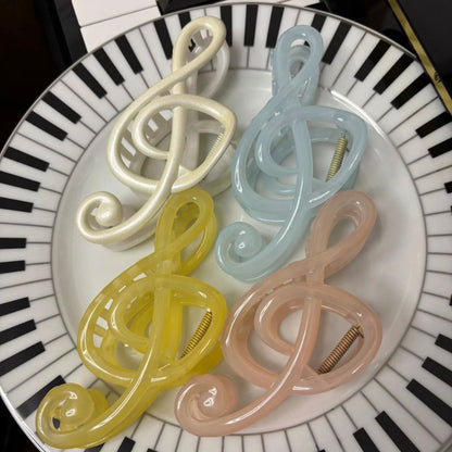 Jumbo Treble Clef Hair Claw