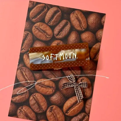 Raw Coconut Latte Hair Clip丨Lemonschunks