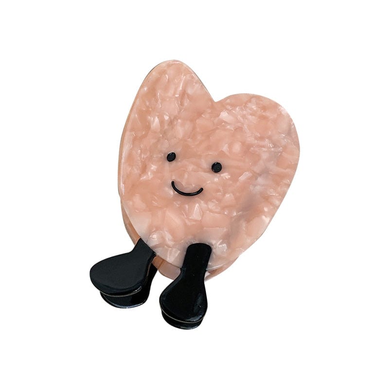 Medium Light pink love heart Hair Claw丨Lemonschunks