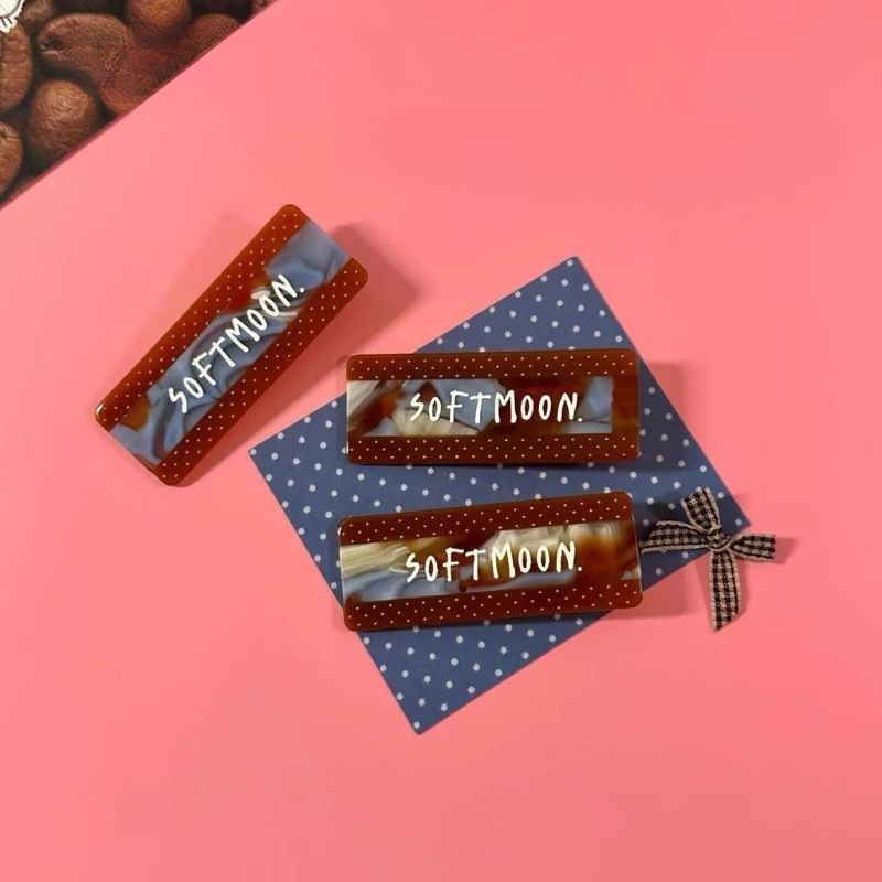 Raw Coconut Latte Hair Clip丨Lemonschunks