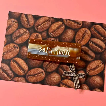 Raw Coconut Latte Hair Clip丨Lemonschunks