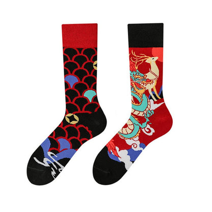 Colorful clouds Socks