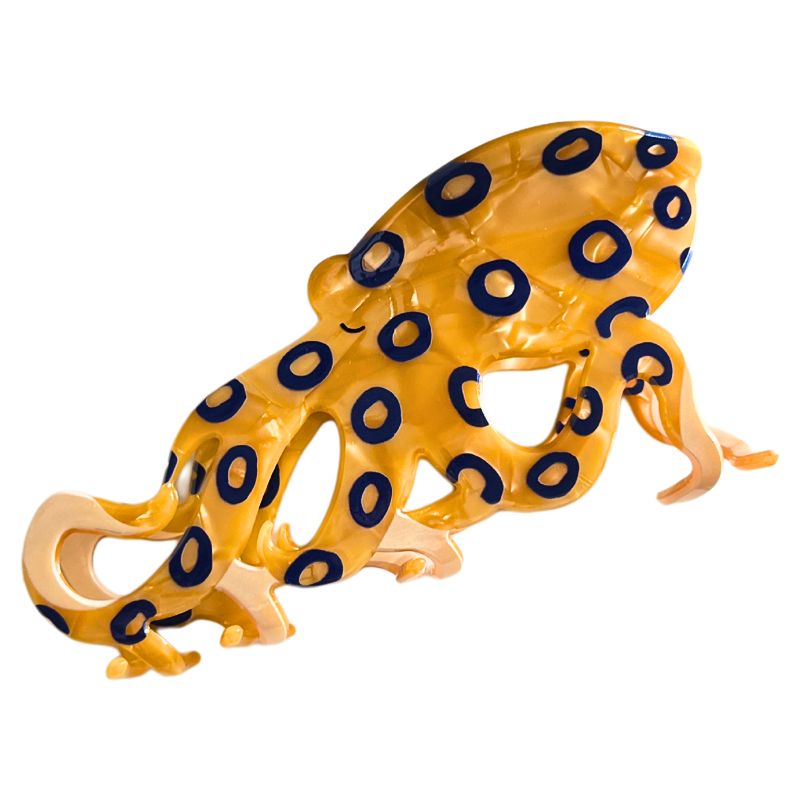 Blue-Ringed Octopus Hair Claw Clip | Lemonschunks
