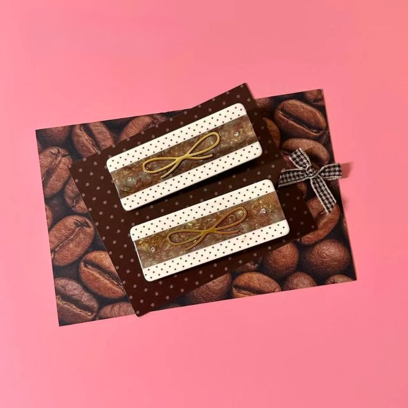 Hot Chocolate Marshmallow Hair Clip丨Lemonschunks