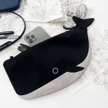 Square-Headed Whale Crossbody Bag