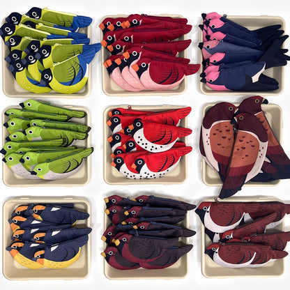 Sparrow Zipper Coin Purse