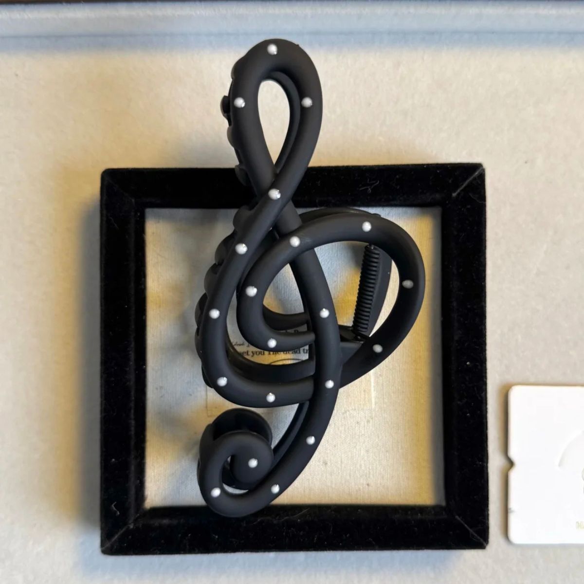 Jumbo Treble Clef Hair Claw