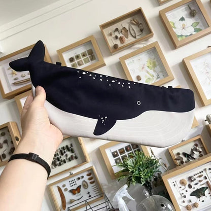 Round-Headed Whale Tote Bag | Lemonschunks & PIPIZU