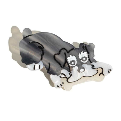 Schnauzer Dog Durable Hair Clip