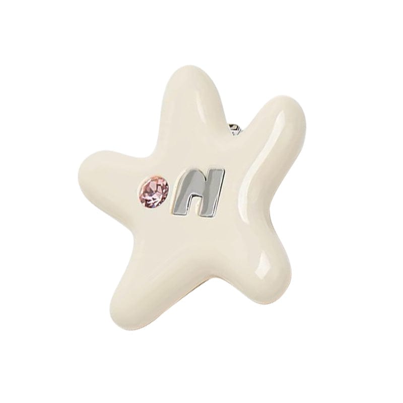 Mini Creamy White Starfish Side Clip