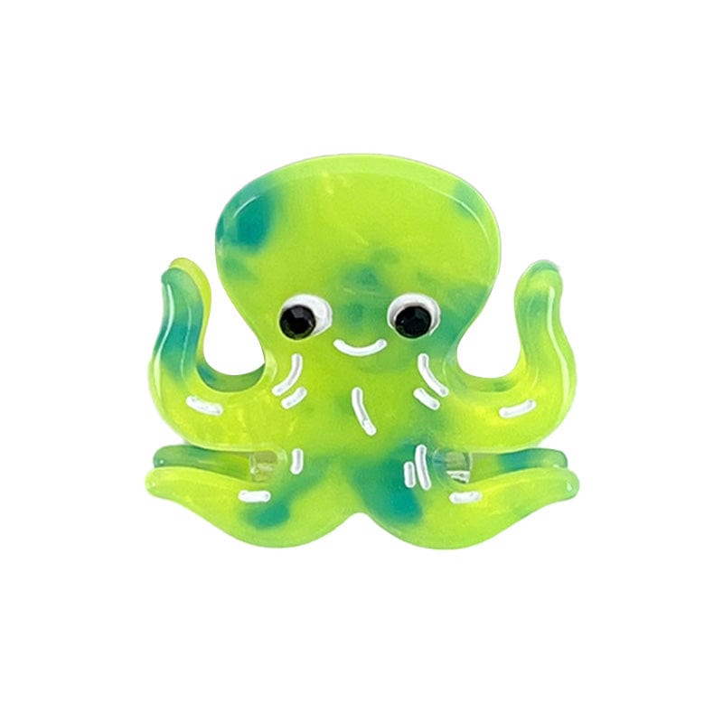 Mini Green Octopus Hair Claw | Lemonschunks