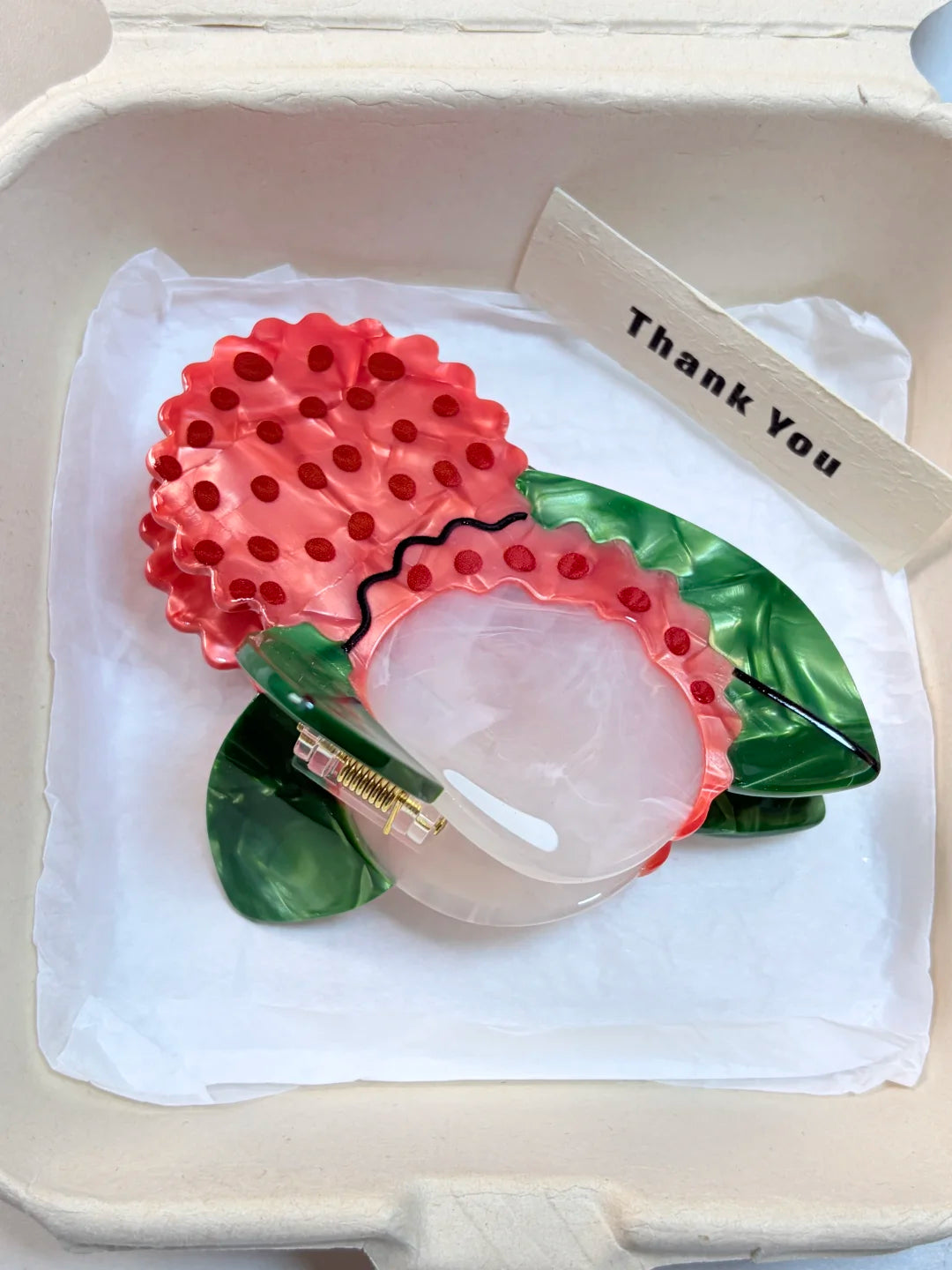 Medium Lychee Hair Claw