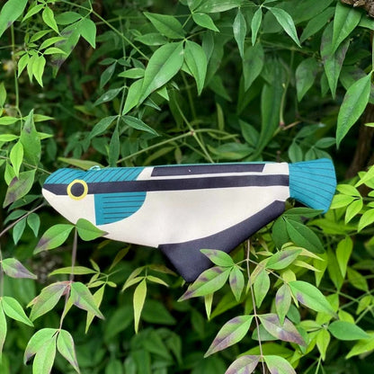 Flying Fox Fish Zip Pouch