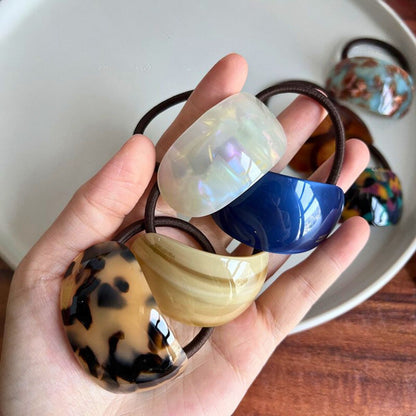 Oval French Hair Tie
