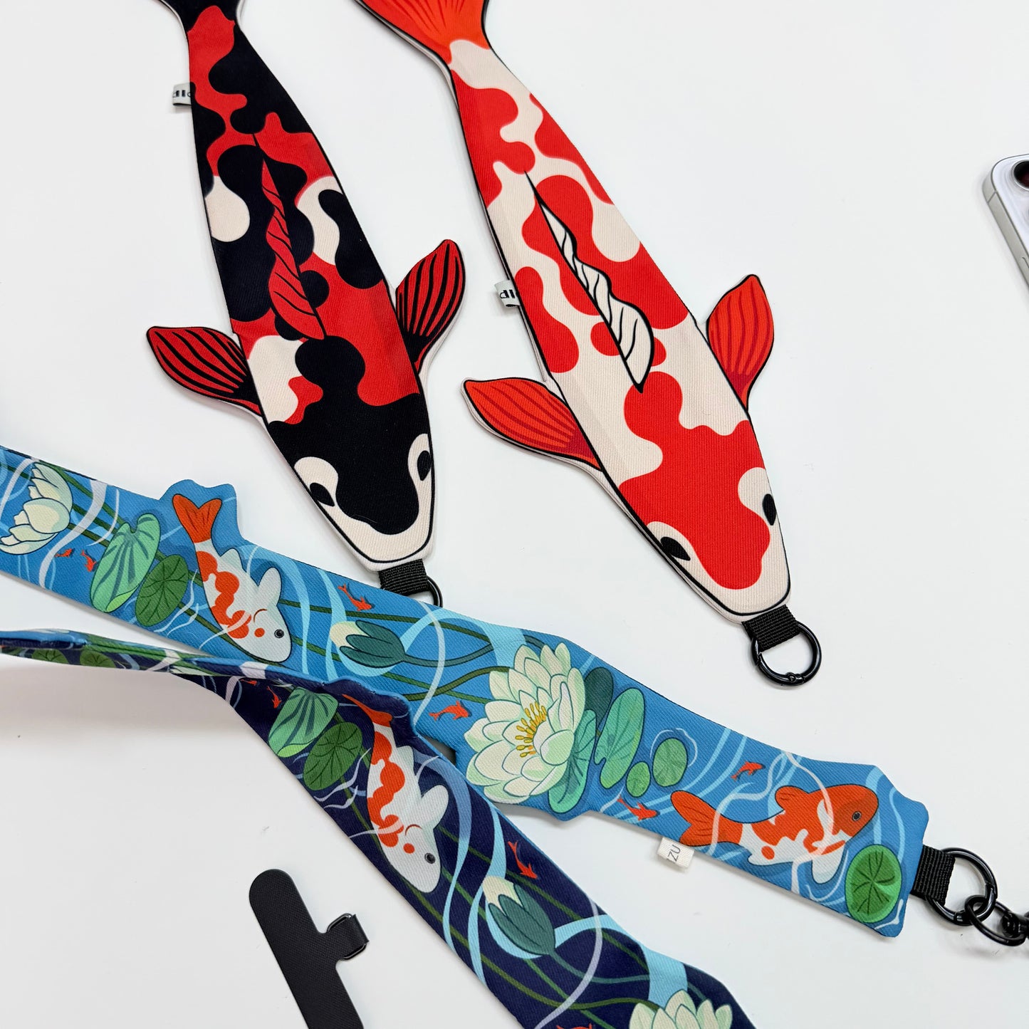 Lotus Koi Crossbody Strap -Mini Goldfish Pouch