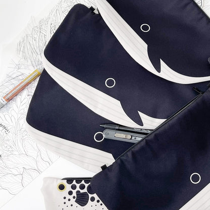 Square-Headed Whale Crossbody Bag