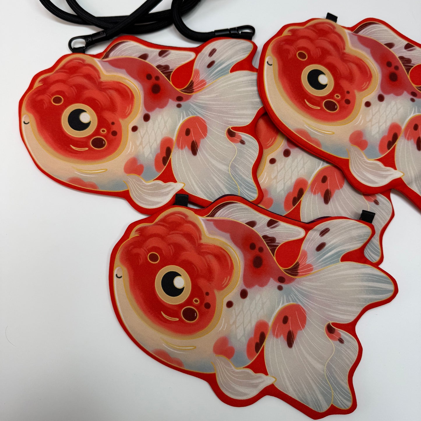 Lotus Koi Crossbody Strap -Mini Goldfish Pouch
