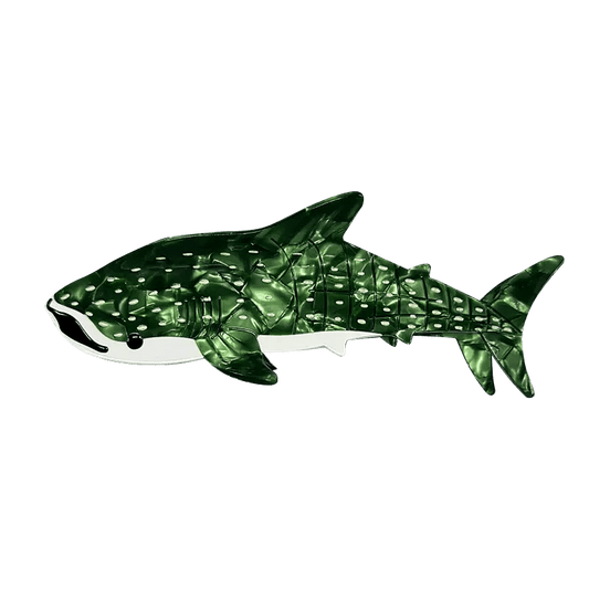 Large Green Whale Shark Hair Claw Clips | NueShiny - Fhunks